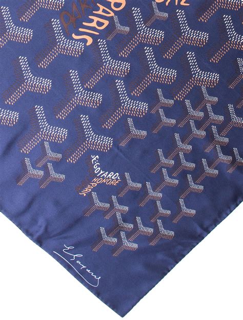 goyard head scarf|Goyard scarf.